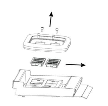 AX-1 Air filter diagram