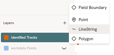 Choosing LineString geometry type