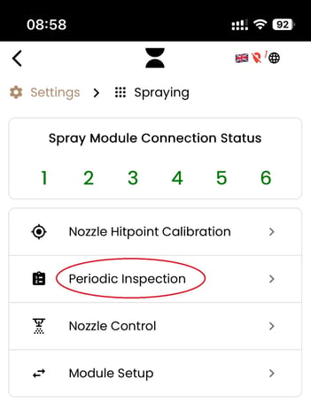 Periodic inspection