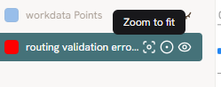 Routing validation error layer