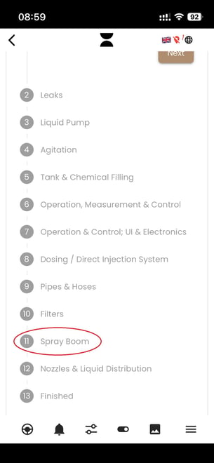 Spray boom