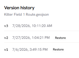 version history 2